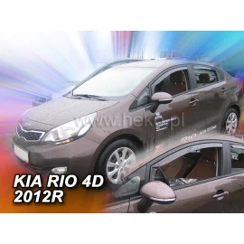 Kia Rio III (2011-2017) 4 Door/5 Door ανεμοθραύστες Heko - 2τμχ. εμπρός