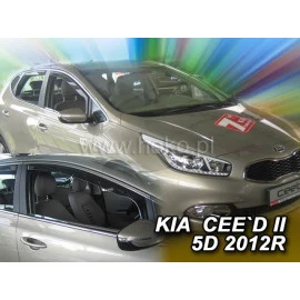 Kia Ceed II (2012+) 5 Door ανεμοθραύστες Heko - 2τμχ. εμπρός