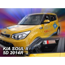 Kia Soul II (2014+) 5 Door ανεμοθραύστες Heko - 2τμχ. εμπρός