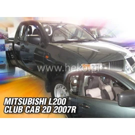 Mitsubishi L200 (2004-2016) Club Cab 2D ανεμοθραύστες Heko - 2τμχ. εμπρός Mitsubishi L200 (2004-2016) Club Cab 2D ανεμοθραύστες Heko - 2τμχ. εμπρός