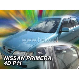 Nissan Primera (1996-2002) Sedan ανεμοθραύστες Heko - 4τμχ. εμπρός και πίσω