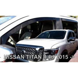 Nissan Titan 4D (2015+) ανεμοθραύστες Heko - 4τμχ. εμπρός και πίσω Nissan Titan 4D (2015+) ανεμοθραύστες Heko - 4τμχ. εμπρός και πίσω