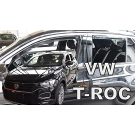 VW T-Roc (2017+) 5 Door ανεμοθραύστες Heko - 4τμχ. εμπρός και πίσω