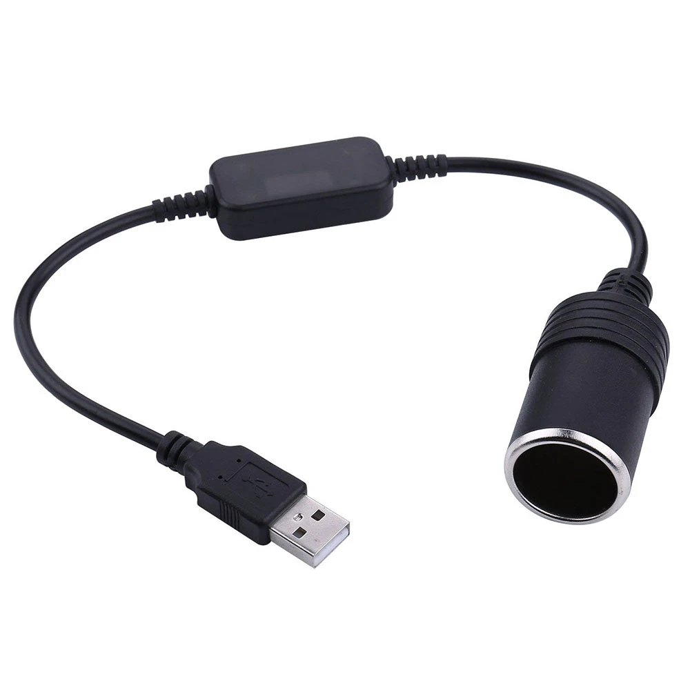 Μετασχηματιστής/Αντάπτορας USB σε πρίζα αναπτήρα 12V 800mA Μετασχηματιστής/Αντάπτορας USB σε πρίζα αναπτήρα 12V 800mA
