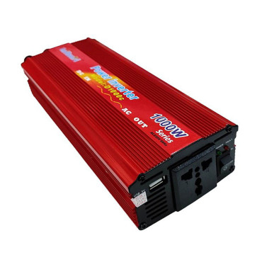 Inverter αυτοκινήτου 1000W για μετατροπή 12V DC σε 220V AC με 1xUSB