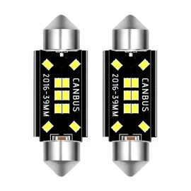 Λάμπες Festoon 12V-24V CANBUS 2016 10 SMD C5W 39mm ψυχρό λευκό 6000K 2τμχ Λάμπες Festoon 12V-24V CANBUS 2016 10 SMD C5W 39mm ψυχρό λευκό 6000K 2τμχ