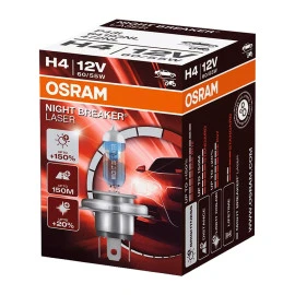 Λάμπα αυτοκινήτου & μοτοσυκλέτας Osram Night Breaker Laser +150% H4 Αλογόνου 3900K Φυσικό Λευκό 12V 60/55W 1τμχ Λάμπα αυτοκινήτου & μοτοσυκλέτας Osram Night Breaker Laser +150% H4 Αλογόνου 3900K Φυσικό Λευκό 12V 60/55W 1τμχ