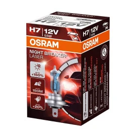 Λάμπα αυτοκινήτου & μοτοσυκλέτας Osram Night Breaker Laser +150% H7 Αλογόνου 3900K Φυσικό Λευκό 12V 55W 1τμχ Λάμπα αυτοκινήτου & μοτοσυκλέτας Osram Night Breaker Laser +150% H7 Αλογόνου 3900K Φυσικό Λευκό 12V 55W 1τμχ