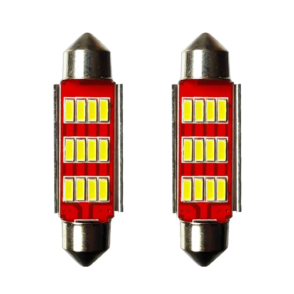Λάμπες Festoon 12V 4014 12 SMD C5W 41mm ψυχρό λευκό 6000K 2τμχ Λάμπες Festoon 12V 4014 12 SMD C5W 41mm ψυχρό λευκό 6000K 2τμχ