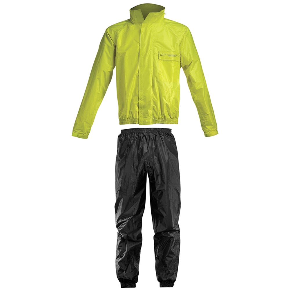 Σετ Αδιάβροχο Αναβάτη Acerbis Rain Suit Logo 0016428 Κίτρινο/Μαύρο 3XLarge