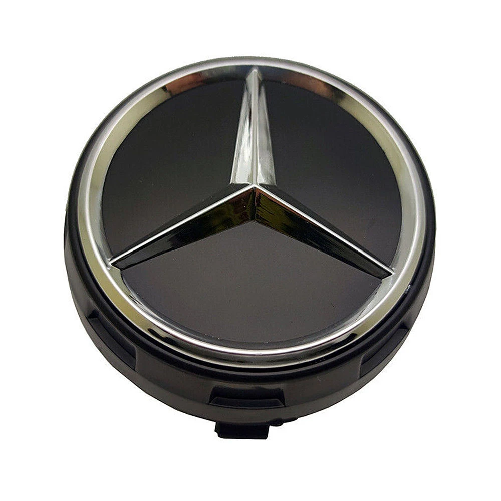 Καπάκι κέντρου ζάντας Mercedes μαύρο 75mm 1τμχ Καπάκι κέντρου ζάντας Mercedes μαύρο 75mm 1τμχ
