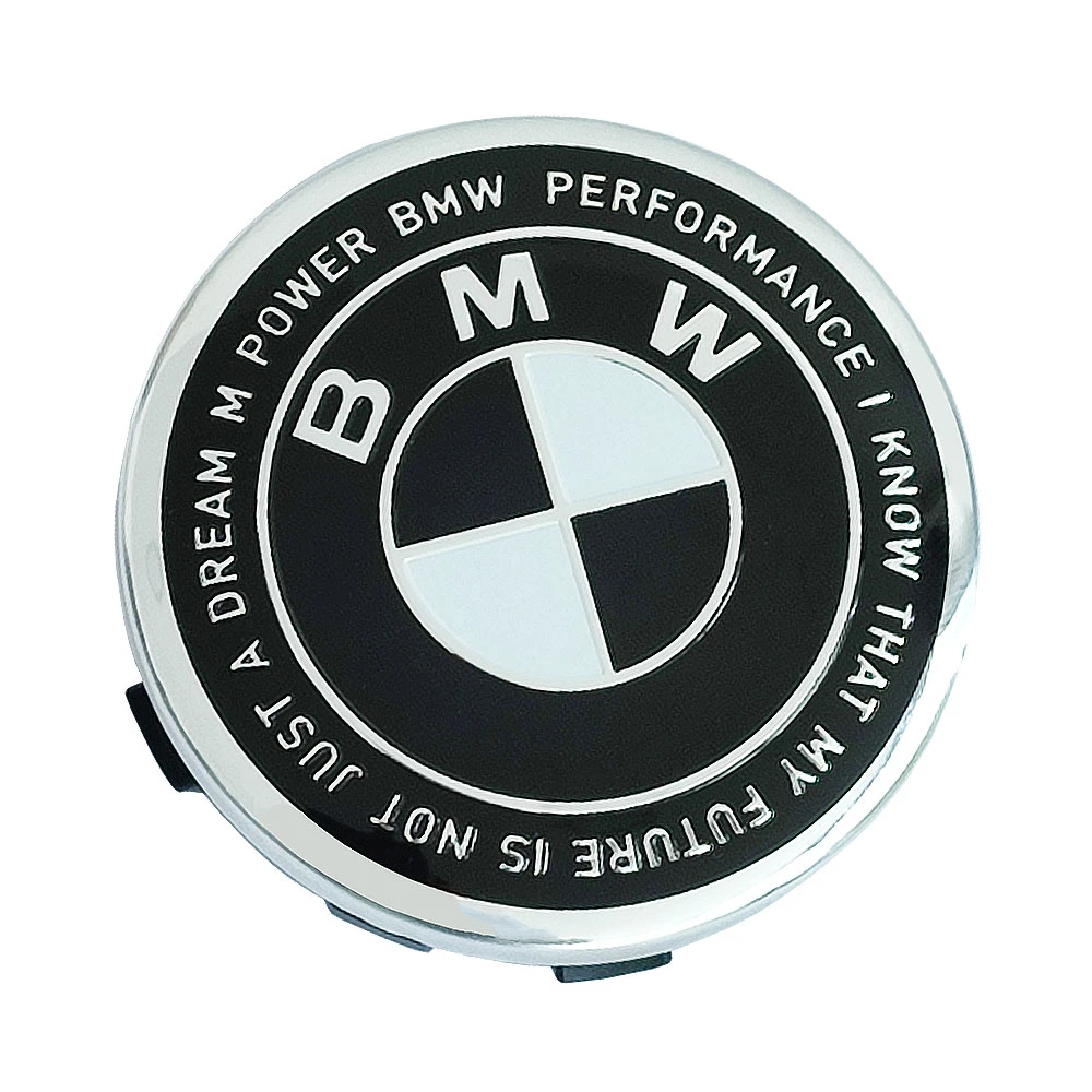 Καπάκι κέντρου ζάντας BMW M Perfomance 50th anniversary 55mm Black 1τμχ Καπάκι κέντρου ζάντας BMW M Perfomance 50th anniversary 55mm Black 1τμχ