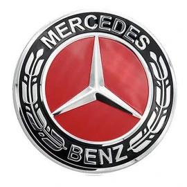 Καπάκι κέντρου ζάντας Mercedes Benz μαύρο/κόκκινο 73mm Καπάκι κέντρου ζάντας Mercedes Benz μαύρο/κόκκινο 73mm