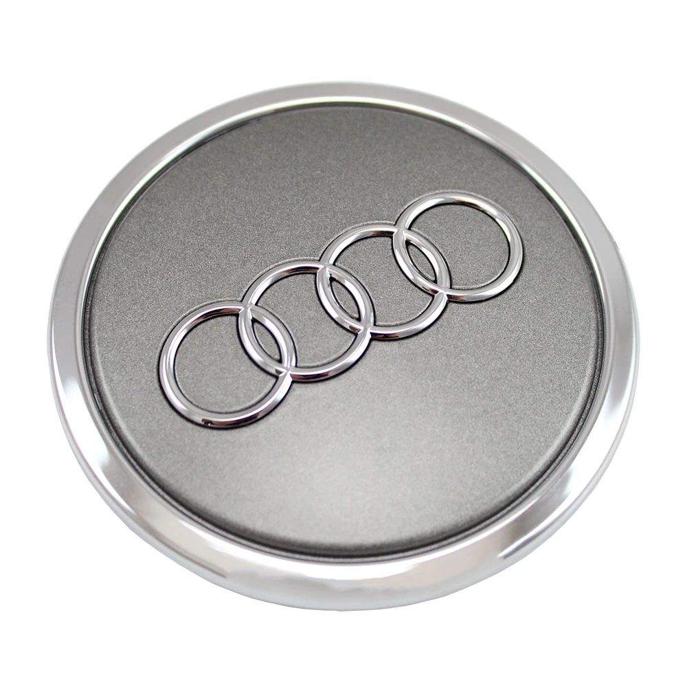 Καπάκι κέντρου ζάντας Audi γκρι 62mm (59mm εσωτ.) 1τμχ Καπάκι κέντρου ζάντας Audi γκρι 62mm (59mm εσωτ.) 1τμχ