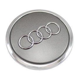 Καπάκι κέντρου ζάντας Audi γκρι 62mm (59mm εσωτ.) 1τμχ Καπάκι κέντρου ζάντας Audi γκρι 62mm (59mm εσωτ.) 1τμχ