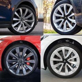 Καπάκι κέντρου ζάντας Tesla μαύρο/κόκκινο 57mm 1τμχ Καπάκι κέντρου ζάντας Tesla μαύρο/κόκκινο 57mm 1τμχ