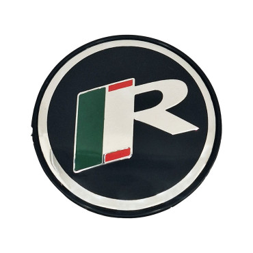 Καπάκι κέντρου ζάντας Jaguar R μαύρο/χρωμίου 59mm 1τμχ