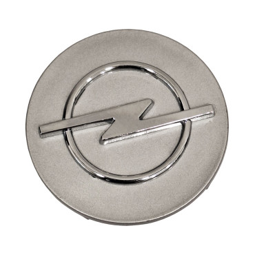 Καπάκι κέντρου ζάντας Opel χρωμίου ασημί 64mm (59mm εσωτ.) 1τμχ