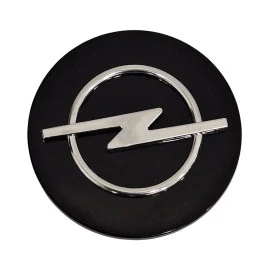 Καπάκι κέντρου ζάντας Opel χρωμίου μαύρο 64mm (59mm εσωτ.) 1τμχ Καπάκι κέντρου ζάντας Opel χρωμίου μαύρο 64mm (59mm εσωτ.) 1τμχ