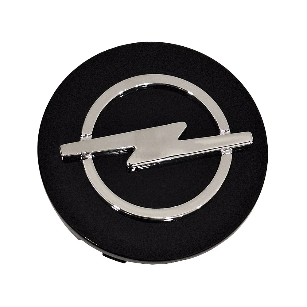 Καπάκι κέντρου ζάντας Opel χρωμίου μαύρο 58mm (56mm εσωτ.) 1τμχ Καπάκι κέντρου ζάντας Opel χρωμίου μαύρο 58mm (56mm εσωτ.) 1τμχ