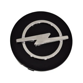 Καπάκι κέντρου ζάντας Opel χρωμίου μαύρο 58mm (56mm εσωτ.) 1τμχ Καπάκι κέντρου ζάντας Opel χρωμίου μαύρο 58mm (56mm εσωτ.) 1τμχ