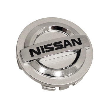Καπάκι κέντρου ζάντας Nissan χρωμίου ασημί 54mm 1τμχ