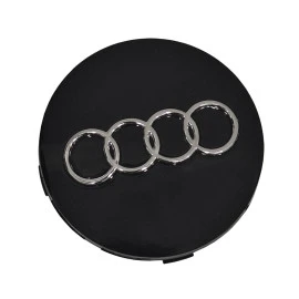 Καπάκι κέντρου ζάντας Audi μαύρο 58mm 1τμχ Καπάκι κέντρου ζάντας Audi μαύρο 58mm 1τμχ