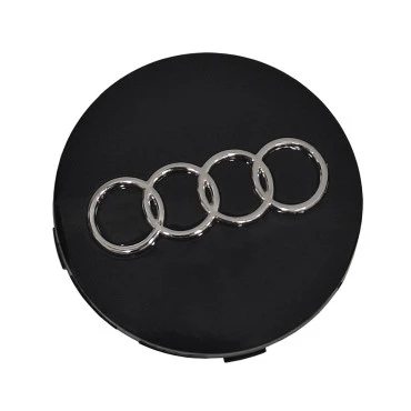 Καπάκι κέντρου ζάντας Audi μαύρο 58mm 1τμχ