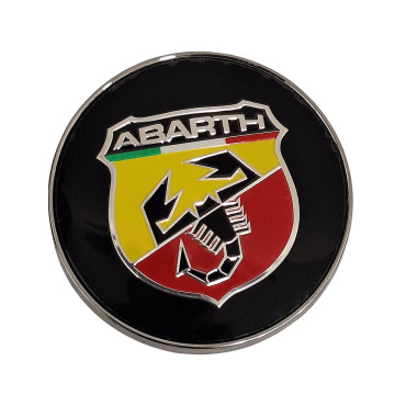 Καπάκι κέντρου ζάντας Abarth μαύρο 60mm 1τμχ