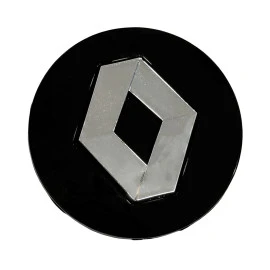 Καπάκι κέντρου ζάντας Renault μαύρο/χρωμίου 57mm