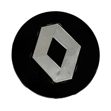 Καπάκι κέντρου ζάντας Renault μαύρο/χρωμίου 57mm