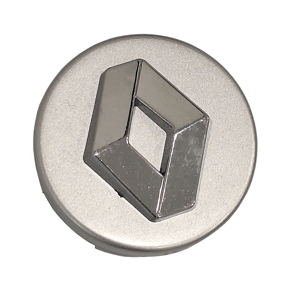 Καπάκι κέντρου ζάντας Renault ασημί/χρωμίου 60mm