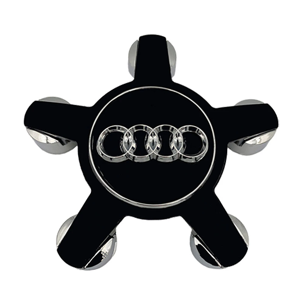 Καπάκι κέντρου ζάντας Audi αστέρι μαύρο 13cm 1τμχ Καπάκι κέντρου ζάντας Audi αστέρι μαύρο 13cm 1τμχ