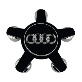 Καπάκι κέντρου ζάντας Audi αστέρι μαύρο 13cm 1τμχ Καπάκι κέντρου ζάντας Audi αστέρι μαύρο 13cm 1τμχ