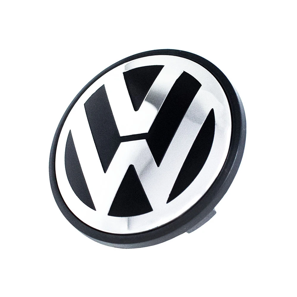 Καπάκι κέντρου ζάντας VW χρωμίου/μαύρο 65mm (56mm εσωτ) 1τμχ Καπάκι κέντρου ζάντας VW χρωμίου/μαύρο 65mm (56mm εσωτ) 1τμχ