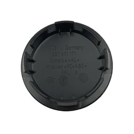 Καπάκι κέντρου ζάντας VW χρωμίου/μαύρο 65mm (56mm εσωτ) 1τμχ Καπάκι κέντρου ζάντας VW χρωμίου/μαύρο 65mm (56mm εσωτ) 1τμχ
