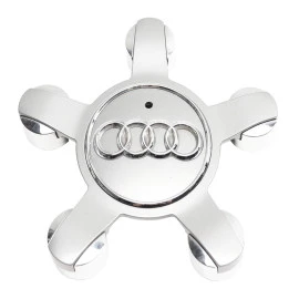 Καπάκι κέντρου ζάντας Audi αστέρι ασημί 13cm 1τμχ Καπάκι κέντρου ζάντας Audi αστέρι ασημί 13cm 1τμχ