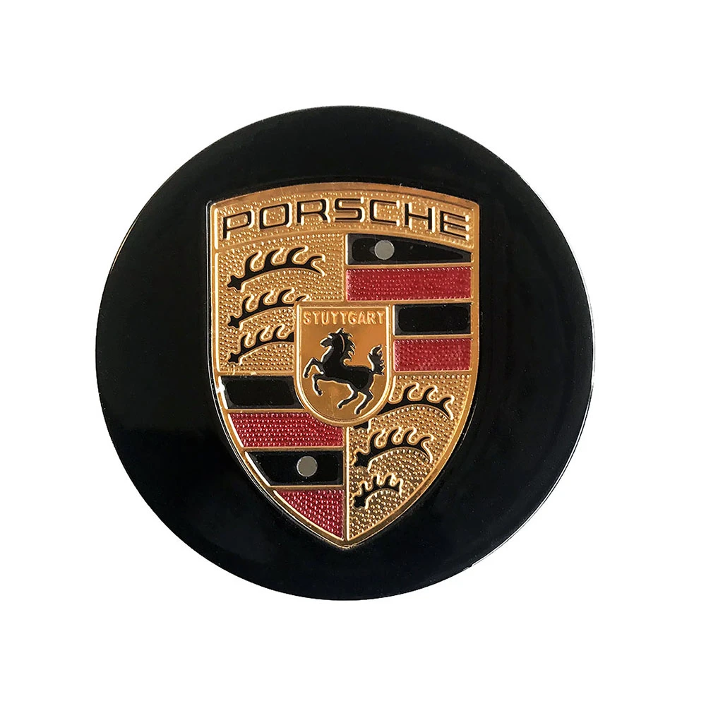 Καπάκι κέντρου ζάντας Porsche μαύρο 65mm 1τμχ Καπάκι κέντρου ζάντας Porsche μαύρο 65mm 1τμχ