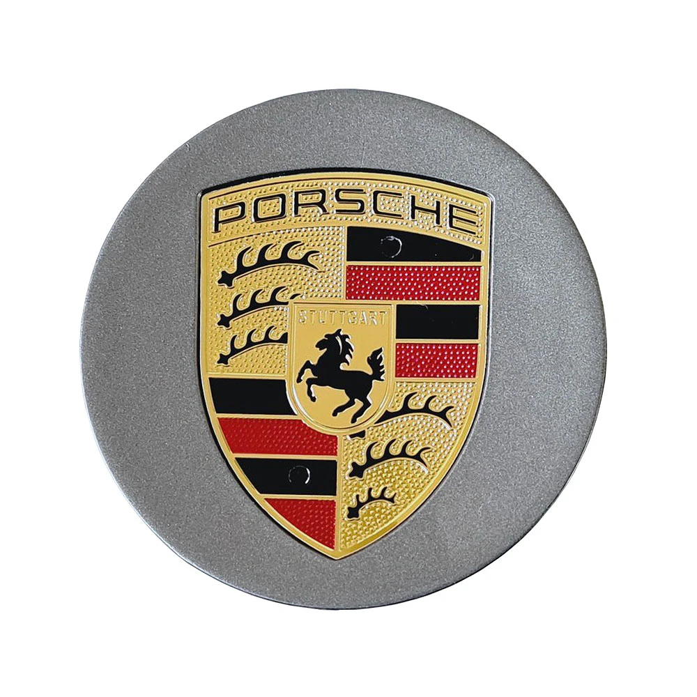 Καπάκι κέντρου ζάντας Porsche γκρι 76mm 1τμχ Καπάκι κέντρου ζάντας Porsche γκρι 76mm 1τμχ
