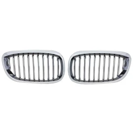 Καρδιές μάσκας για BMW 3 Series E46 Coupe (2003+) χρωμίου - 2τμχ Καρδιές μάσκας για BMW 3 Series E46 Coupe (2003+) χρωμίου - 2τμχ