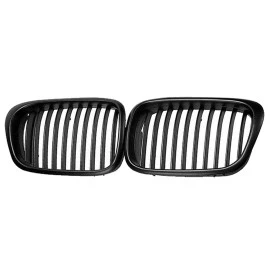 Καρδιές μάσκας για BMW E39 (1995-2003) μαύρες - 2τμχ Καρδιές μάσκας για BMW E39 (1995-2003) μαύρες - 2τμχ