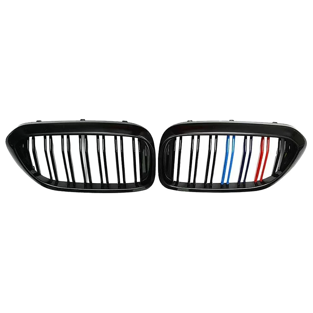Καρδιές μάσκας για BMW F10/F11 (2010+) με διπλή γρίλια - Tri color - 2τμχ Καρδιές μάσκας για BMW F10/F11 (2010+) με διπλή γρίλια - Tri color - 2τμχ