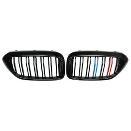 Καρδιές μάσκας για BMW F10/F11 (2010+) με διπλή γρίλια - Tri color - 2τμχ Καρδιές μάσκας για BMW F10/F11 (2010+) με διπλή γρίλια - Tri color - 2τμχ