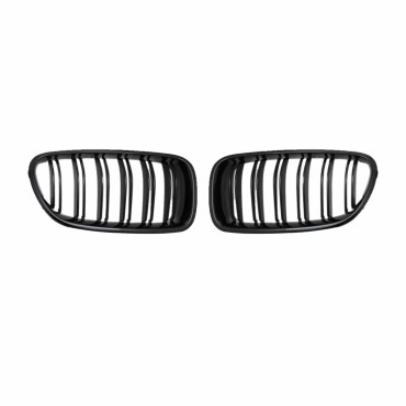Μάσκα για BMW F10/F11 (2010+) -μαύρη Piano Design -2τμχ
