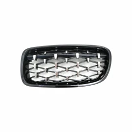 Μάσκα για BMW F30 (2011+) -γυαλιστερή -Diamond Design -χρωμίου/μαύρη -2τμχ Μάσκα για BMW F30 (2011+) -γυαλιστερή -Diamond Design -χρωμίου/μαύρη -2τμχ