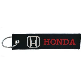 Υφασμάτινο κεντητό μπρελόκ με λογότυπο Honda μαύρο Υφασμάτινο κεντητό μπρελόκ με λογότυπο Honda μαύρο