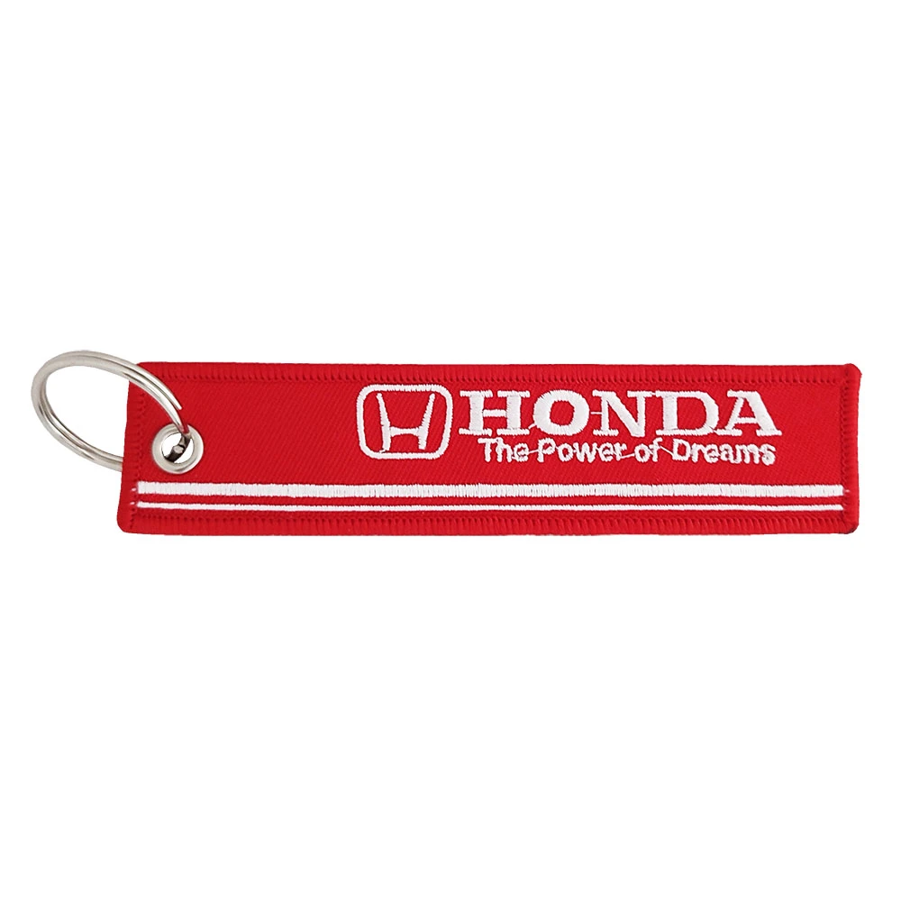 Υφασμάτινο κεντητό μπρελόκ με λογότυπο Honda FIT RS κόκκινο Υφασμάτινο κεντητό μπρελόκ με λογότυπο Honda FIT RS κόκκινο