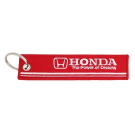 Υφασμάτινο κεντητό μπρελόκ με λογότυπο Honda FIT RS κόκκινο Υφασμάτινο κεντητό μπρελόκ με λογότυπο Honda FIT RS κόκκινο