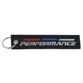 Υφασμάτινο κεντητό μπρελόκ με λογότυπο Performance μαύρο Υφασμάτινο κεντητό μπρελόκ με λογότυπο Performance μαύρο