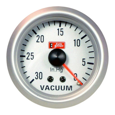 Όργανο μέτρησης υποπίεσης VDO λευκό Auto Gauge 52mm
